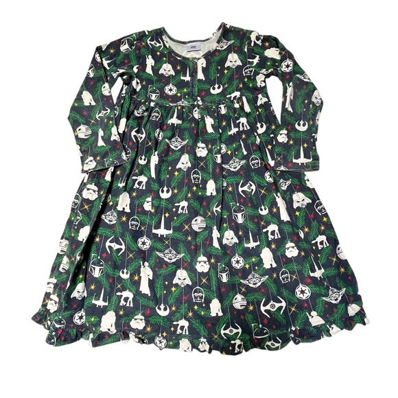 Hanna Andersson Star Wars Flannel Nightgown PJs Size 12 - Picture 1 of 6